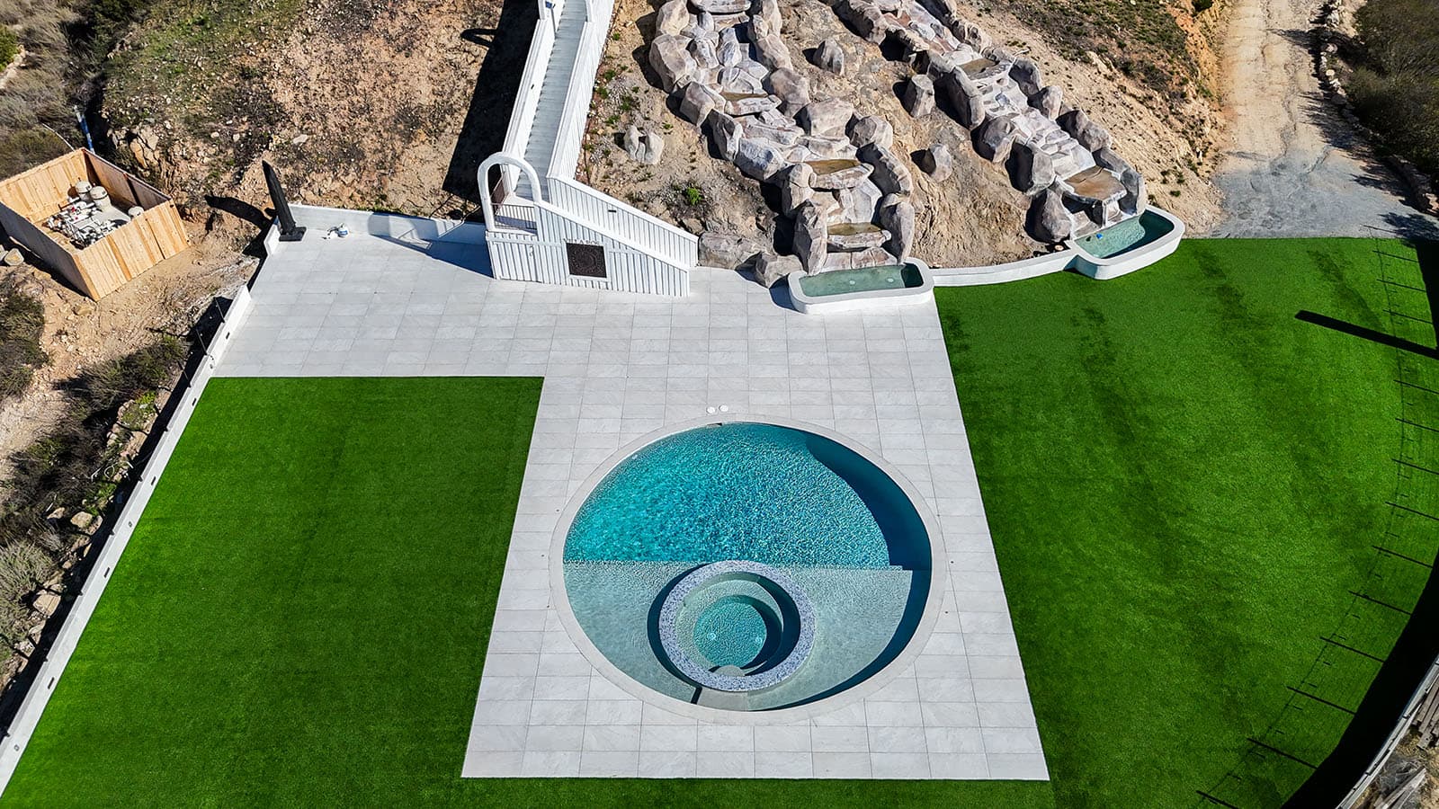 Artificial turf installation project