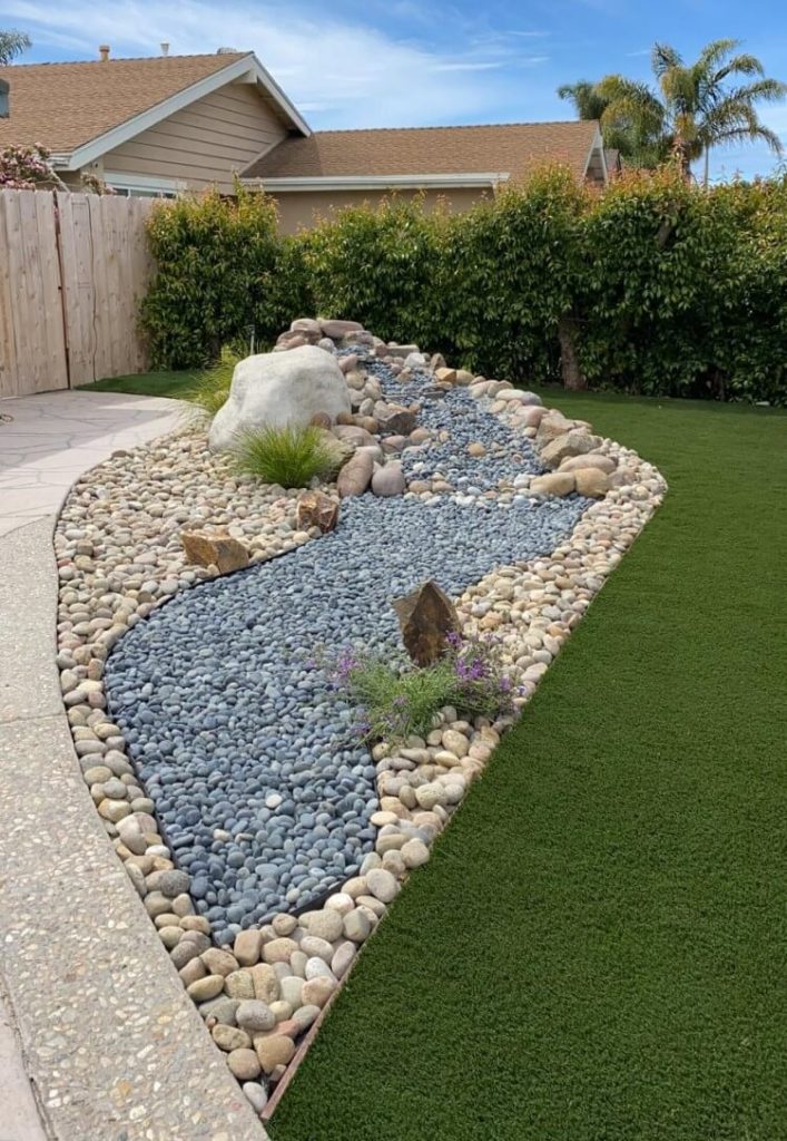 Landscape Renovation River Rocks various size