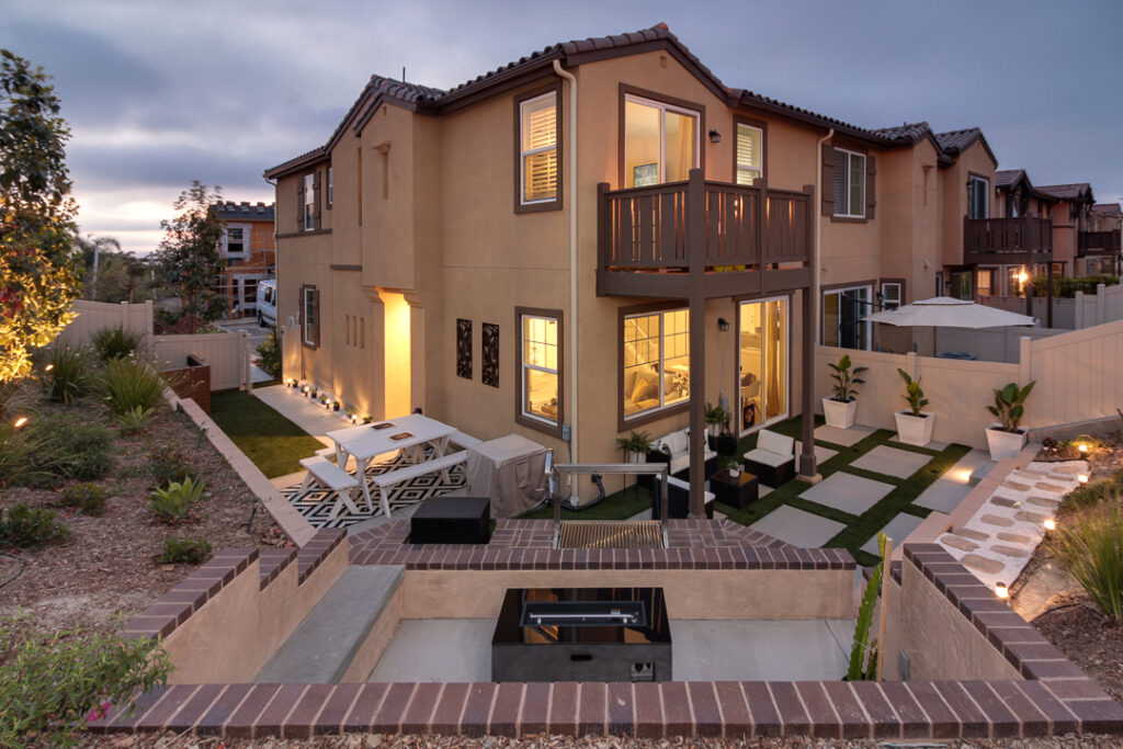 Dusk View Landscape Renovation Oceanside