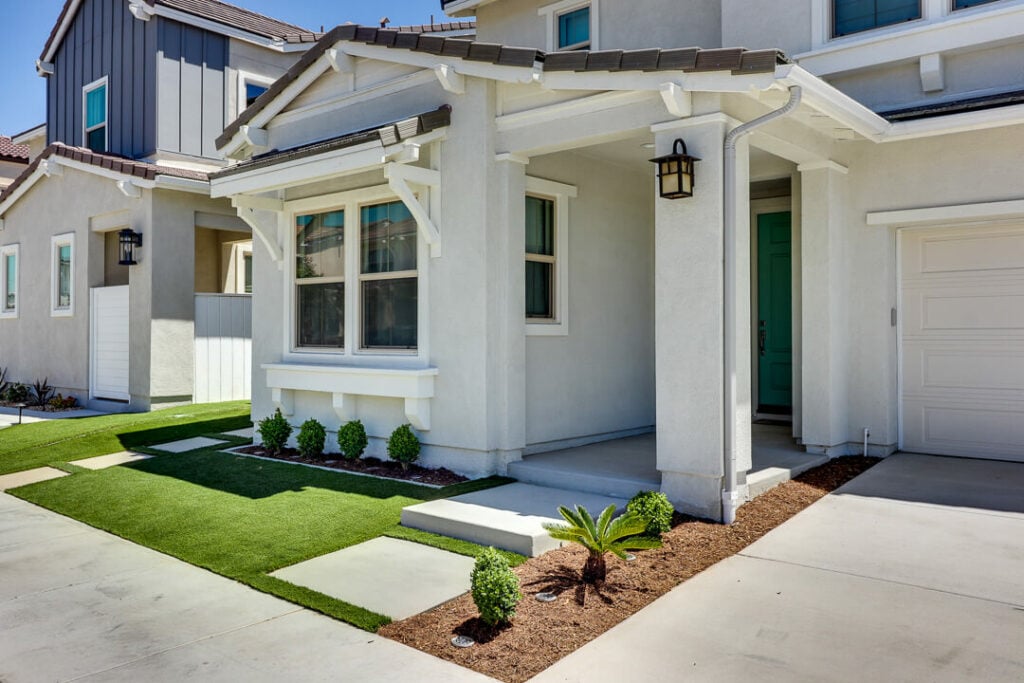 Landscape with Artificial Turf and Stepping Stones Chula Vista 3