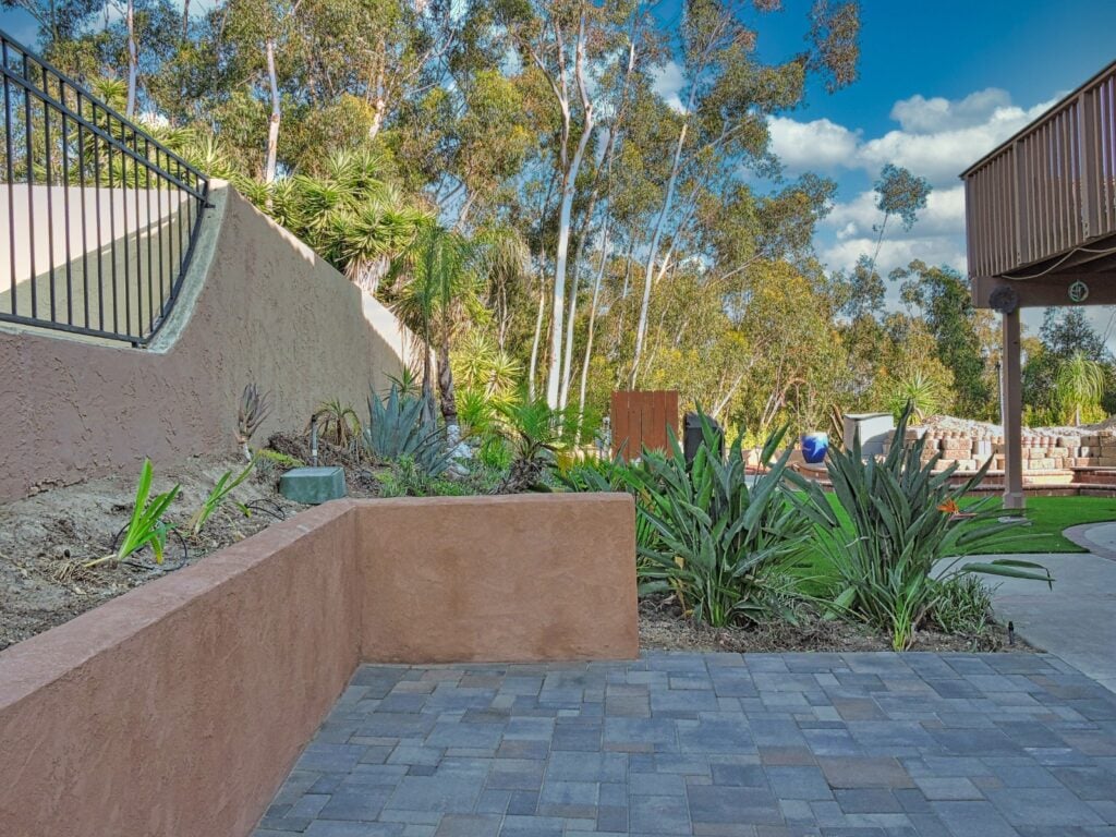 pavers retaining wall San Diego 4