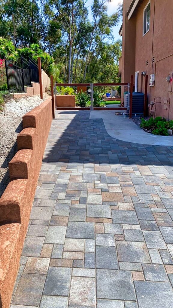 pavers retaining wall San Diego