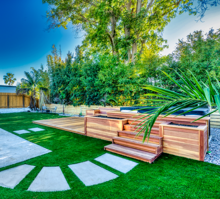 Deck tub turf