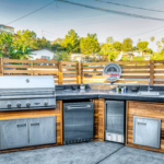 outdoor kitchen