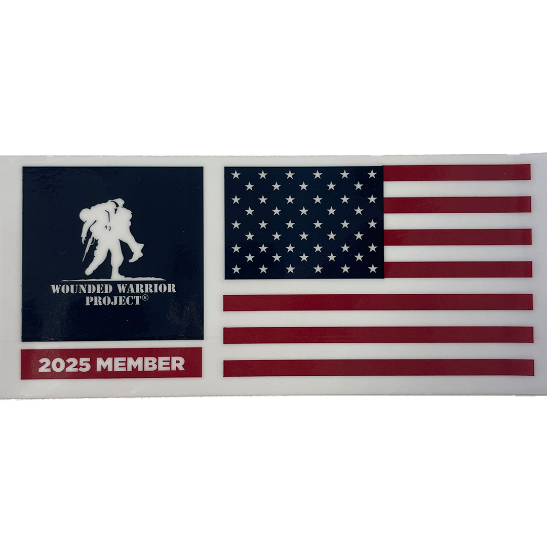 Wounded warrior sticker