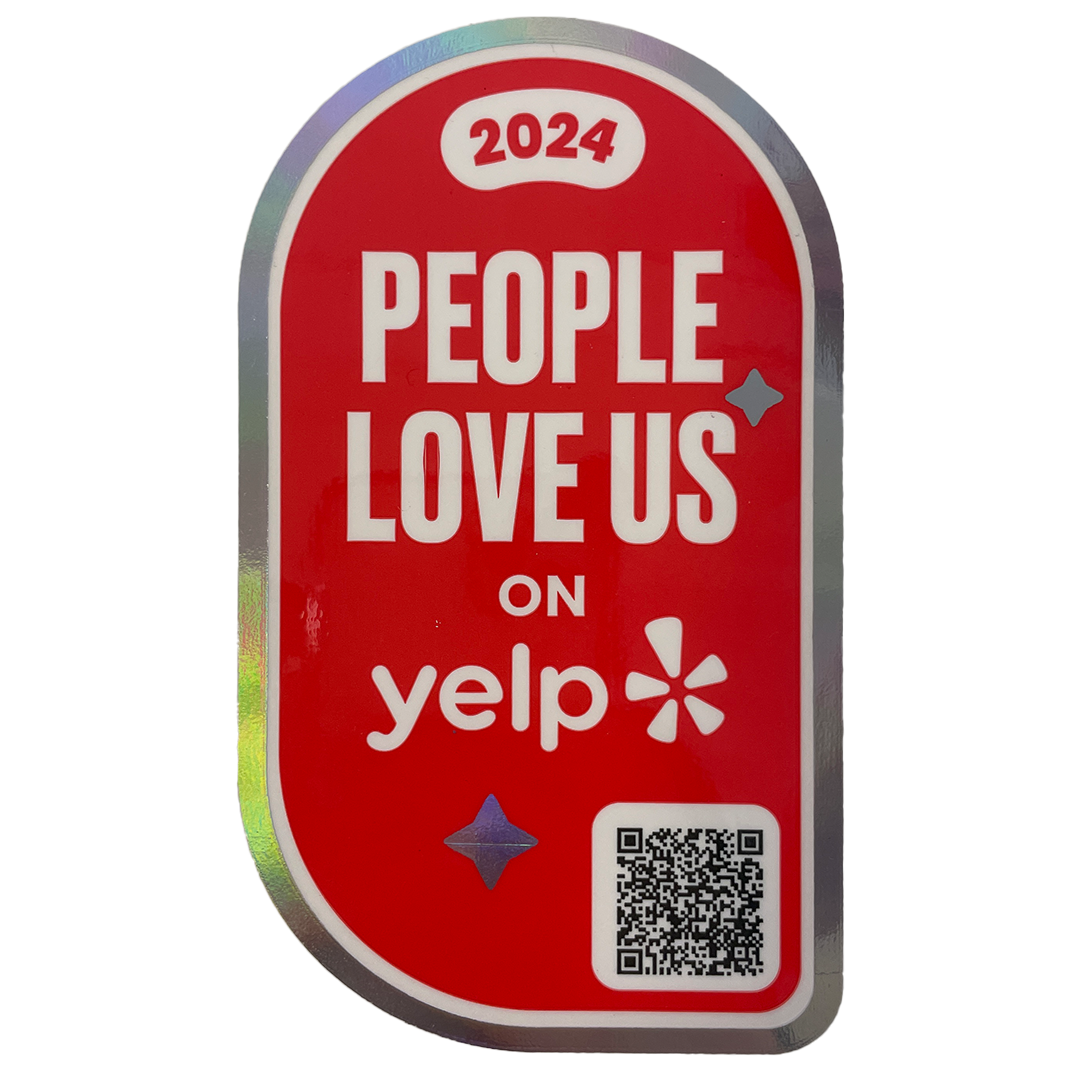 People love us sticker