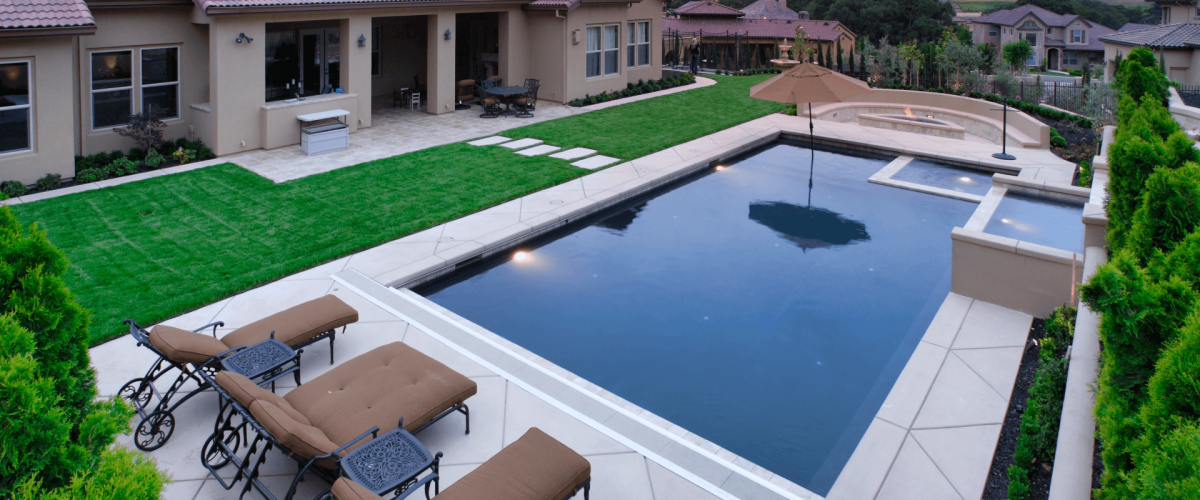 Backyard with Pool