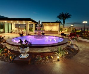 Lighted Water Feature