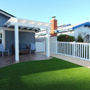 Patio covers San Diego Mira Mesa area white pergola